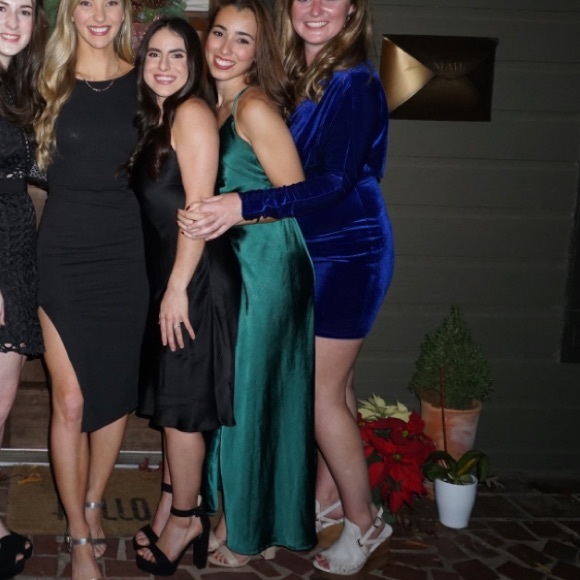 Forest Green Satin Wrap Backless Slip Dress 🌿 - Picture 7 of 16